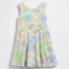 Vestido de tirantes con vuelo para bebés y niños, combinable