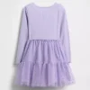 Vestido de tul con mezcla de materiales para bebés y niños pequeños