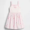 Vestido delantal de materiales mixtos para bebés y niños