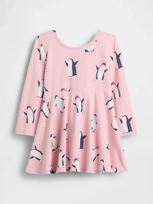 Vestido giratorio combinable para bebés y niños