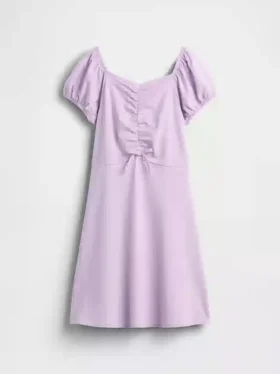 Vestido infantil con fruncidos