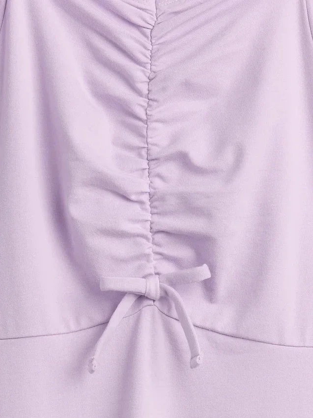 Vestido infantil con fruncidos