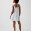 Vestido infantil de cintura baja