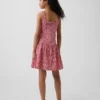 Vestido infantil de cintura baja