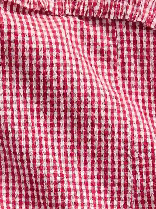 Vestido infantil de cintura baja