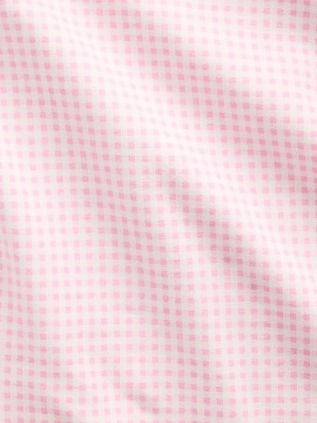 Vestido infantil de jersey con cuello cuadrado