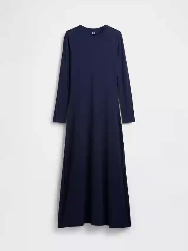 Vestido largo de punto