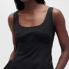 Vestido largo fruncido