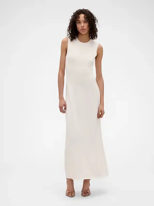 Vestido largo tipo jerséu de GAP × Victoria Beckham