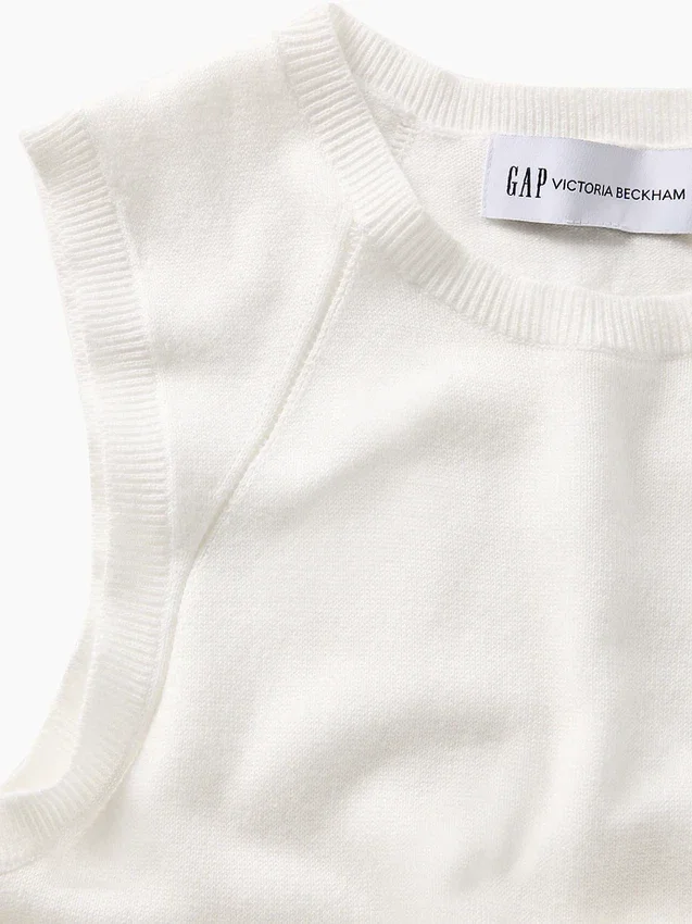Vestido largo tipo jerséu de GAP × Victoria Beckham