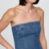 Vestido midi de mezclilla