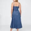 Vestido midi de mezclilla