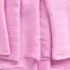Vestido moderno de materiales mixtos para niñas