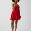 Vestido sin mangas de varias capas para niños