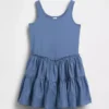 Vestido sin mangas de varias capas para niños