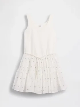 Vestido sin mangas de varias capas para niños