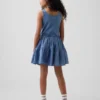 Vestido sin mangas de varias capas para niños
