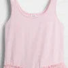 Vestido sin mangas de varias capas para niños