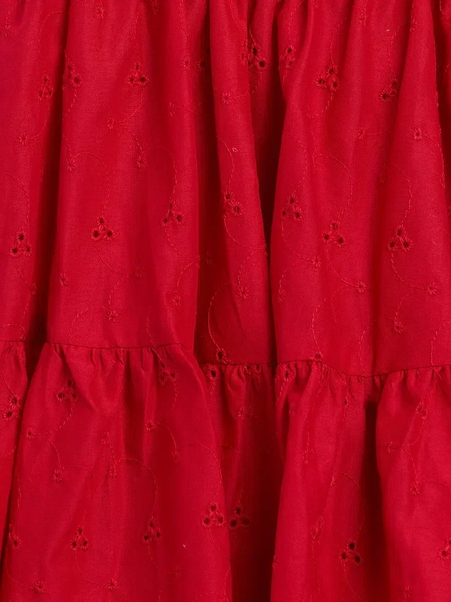 Vestido sin mangas de varias capas para niños