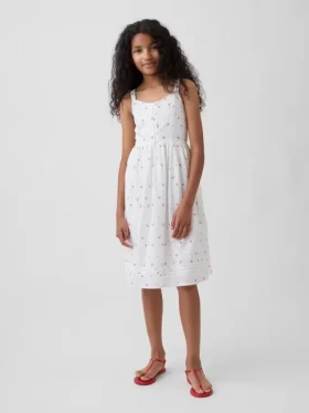 Vestido sin mangas midi para niñas