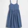 Vestido sin mangas midi para niñas