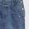 Vestido tipo delantal de mezclilla para niños