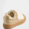 Zapatillas con purpurina y piel vegana para niños pequeños