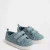 Zapatillas de lona y mezclilla para niños pequeños