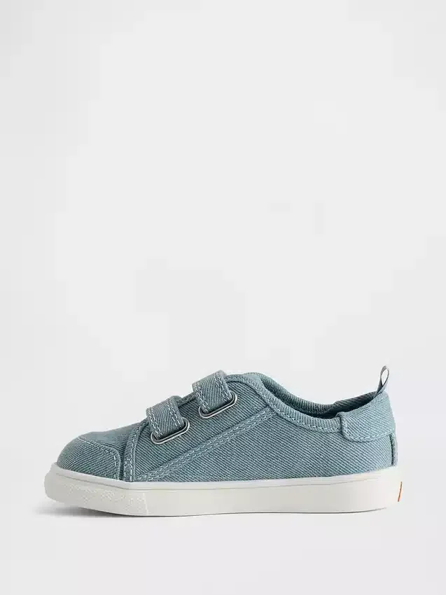 Zapatillas de lona y mezclilla para niños pequeños