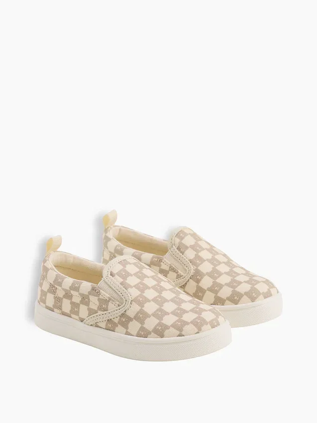 Zapatillas sin cordones Brannan Bear de lona para niños pequeños