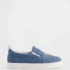 Zapatillas sin cordones Brannan Bear de mezclilla para niños pequeños