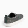 Zapatillas sin cordones de lona con estampado de camuflaje para niños