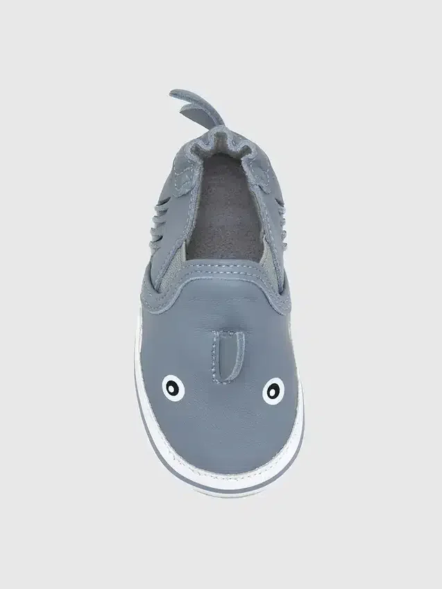 Zapatos de suela suave Robeez «Sebastian Shark»