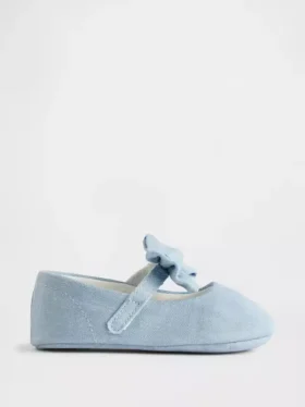 Zapatos Mary Jane con lazo de mezclilla para bebé