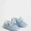 Zapatos Mary Jane con lazo de mezclilla para bebé