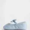Zapatos Mary Jane con lazo de mezclilla para bebé