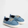 Zapatos tipo barco de mezclilla para bebé